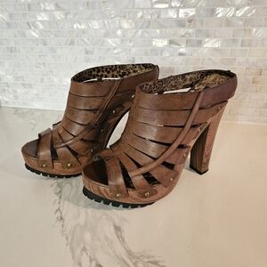 Michael Antonio Brown Strappy Heels
